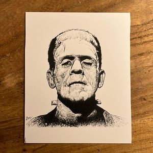 Frankenstein art print 4x5